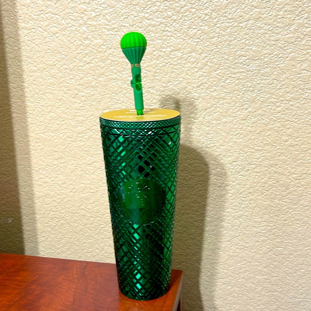 Starbucks Wicked 2024 Emerald Green City Tumbler Cup NEW with Topper